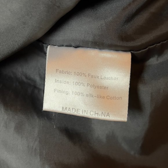 NWT David Outerwear Mens Leather Jacket - Picture 6 of 14